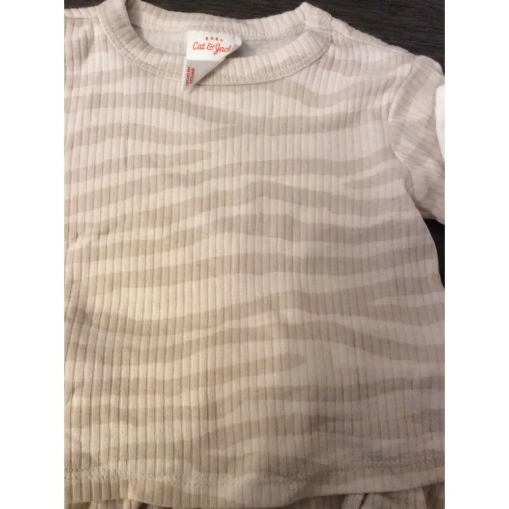 New with tags Baby Girl 3-6 mths Summer Outfits Stripes Lot of 2